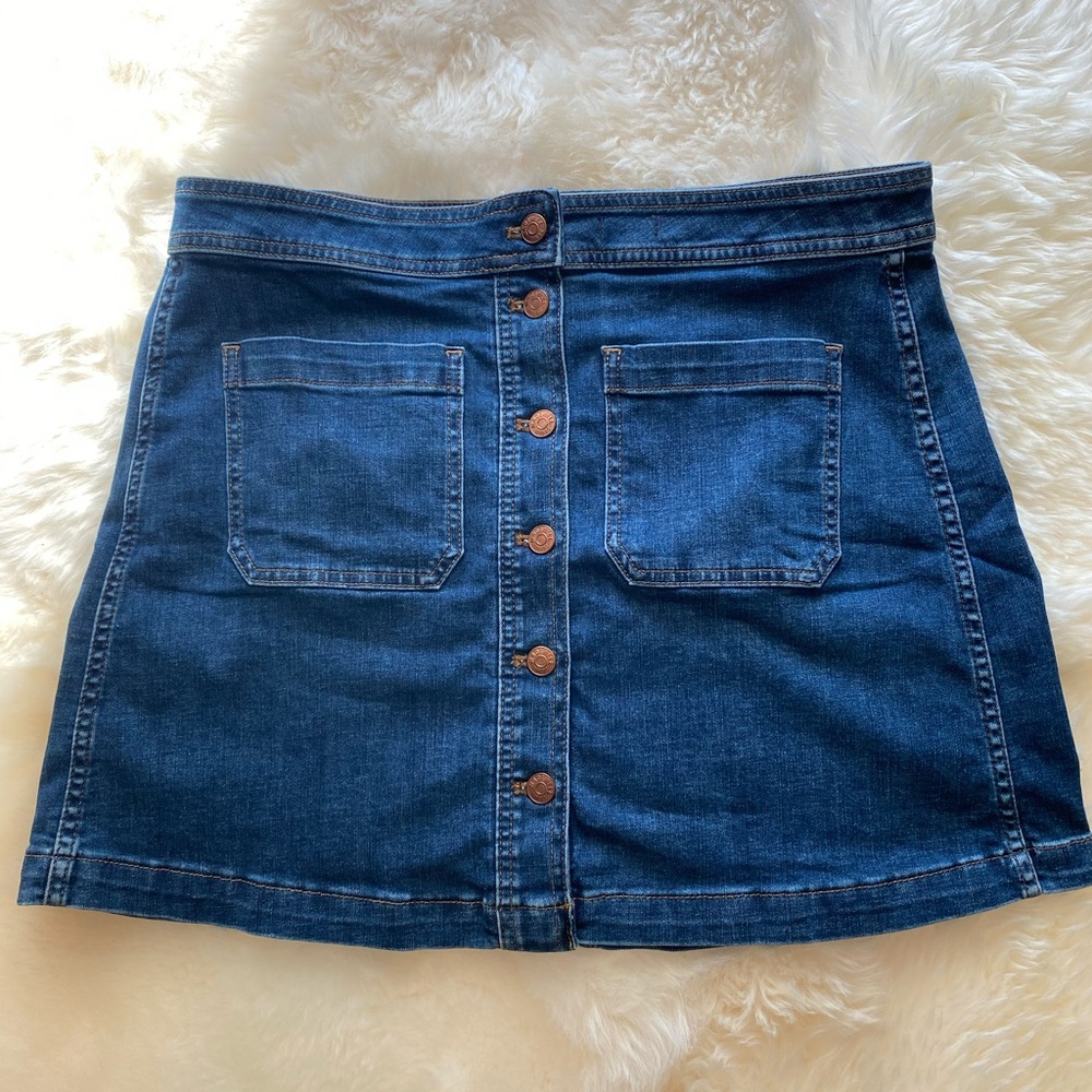 Madewell A-Line Mini Skirt